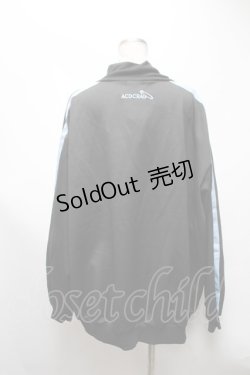 画像2: ACDC RAG / 輸血/薬瓶 ジャージジャケット  黒ｘサックス S-25-03-13-047-PU-TO-HR-ZS