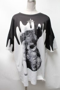 TRAVAS TOKYO / Oozy bear BIG Tee  黒ｘ白 S-25-03-13-049-PU-TS-HR-ZS