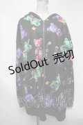 ankoROCK / テディベアパーカー  黒 S-25-03-13-056-PU-TO-HR-ZT237