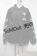 TRAVAS TOKYO / Furry bearコーチジャケット  黒 S-25-03-13-062-PU-JA-HR-ZS