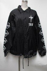 TRAVAS TOKYO / Furry bearコーチジャケット  黒 S-25-03-13-062-PU-JA-HR-ZS