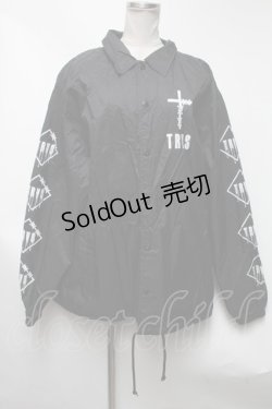 画像1: TRAVAS TOKYO / Furry bearコーチジャケット  黒 S-25-03-13-062-PU-JA-HR-ZS