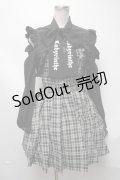 Ank Rouge / ボレロ付チェックワンピース  グレー S-25-03-13-064-CA-OP-AS-ZS