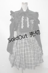 Ank Rouge / ボレロ付チェックワンピース  グレー S-25-03-13-064-CA-OP-AS-ZS