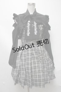 Ank Rouge / ボレロ付チェックワンピース  グレー S-25-03-13-064-CA-OP-AS-ZS