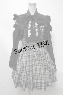 画像1: Ank Rouge / ボレロ付チェックワンピース  グレー S-25-03-13-064-CA-OP-AS-ZS