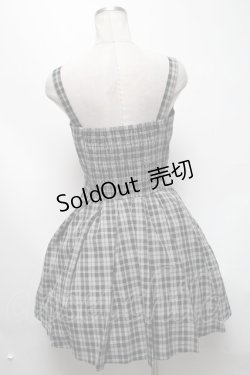 画像4: Ank Rouge / ボレロ付チェックワンピース  グレー S-25-03-13-064-CA-OP-AS-ZS
