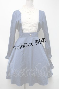 画像1: axes femme POETIQUE / ワンピース  紺 S-25-03-13-065-AX-OP-AS-ZS