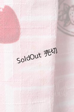 画像4: BABY,THE STARS SHINE BRIGHT / Strawberry Loves Chocolate柄ジャンパースカートI  ピンク S-25-03-13-070-BA-OP-AS-ZS