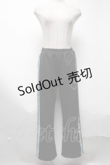 ACDC RAG / 安心ジャージパンツ  黒ｘサックス S-25-03-13-086-PU-PA-HR-ZS