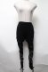 画像1: KRY CLOTHING / 編み上げレギンス  黒 S-25-03-13-088-EL-PA-AS-ZS (1)