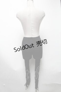 画像2: KRY CLOTHING / 編み上げレギンス  黒 S-25-03-13-088-EL-PA-AS-ZS