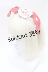 Angelic Pretty / Milkshakeヘアバンド(大水玉)  赤 S-25-03-13-010-AP-AC-AS-ZS