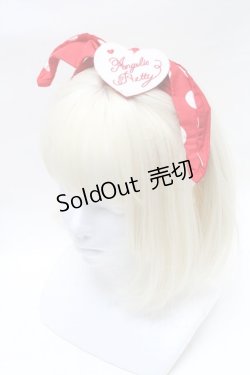 画像1: Angelic Pretty / Milkshakeヘアバンド(大水玉)  赤 S-25-03-13-010-AP-AC-AS-ZS