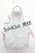 Maison de FLEUR / デニムダブルリボントートバッグ  ブルー S-25-03-13-024-LO-BG-HR-ZS
