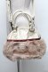 画像1: axes femme / ファーｘレース2wayバッグ  オフ S-25-03-13-029-AX-BG-HR-ZS (1)