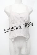 axes femme POETIQUE / ガーターデザインビスチェ  グレージュ S-25-03-13-030-AX-TO-HR-ZS