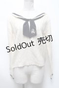 axes femme / セーラーニットプルオーバー  キナリ S-25-03-13-036-AX-TO-HR-ZS