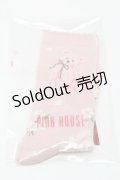 PINK HOUSE / 桜Teddyソックス  ピンク S-25-03-13-005-LO-ZA-HR-ZS