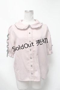 MA*RS / フリル襟ブラウス  ピンク S-25-03-13-039-EL-BL-AS-ZS