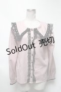MA*RS / ハートレース襟ブラウス  ピンク S-25-03-13-040-EL-BL-AS-ZS