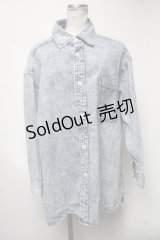 TRAVAS TOKYO / 悪魔クマデニムジャケット  ブルー S-25-03-13-042-PU-JA-HR-ZS