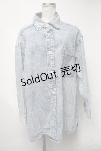 TRAVAS TOKYO / 悪魔クマデニムジャケット  ブルー S-25-03-13-042-PU-JA-HR-ZS