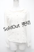 axes femme POETIQUE / レースカラーブラウスプルオーバー  オフ S-25-03-15-041-AX-TO-HR-ZS