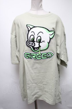 画像1: MILKBOY / GREED TEE  グリーン S-25-03-15-045-MB-TO-AS-ZT321