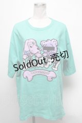 LAND by MILKBOY / GALFYコラボ仲良しTEE  グリーン S-25-03-15-047-MB-TO-AS-ZT321