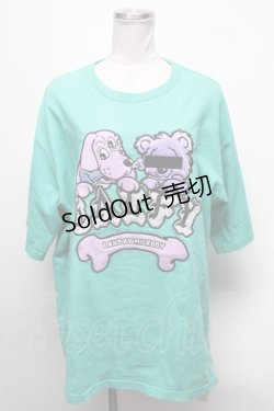 画像1: LAND by MILKBOY / GALFYコラボ仲良しTEE  グリーン S-25-03-15-047-MB-TO-AS-ZT321
