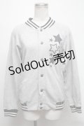 HELL CAT PUNKS / プリントパーカー  グレー S-25-03-15-053-PU-AC-HR-ZS