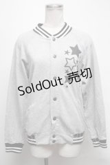 HELL CAT PUNKS / プリントパーカー  グレー S-25-03-15-053-PU-AC-HR-ZS