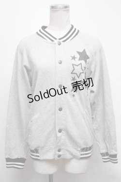 画像1: HELL CAT PUNKS / プリントパーカー  グレー S-25-03-15-053-PU-AC-HR-ZS