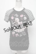 PEACE NOW / プリントカットソー   S-25-03-15-055-PU-BL-HR-ZS