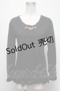 axes femme / インナートップス  黒 S-25-03-15-057-AX-JA-HR-ZS