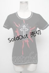 PEACE NOW / プリントカットソー   S-25-03-15-063-PU-BL-HR-ZS