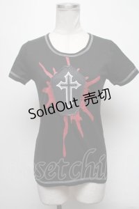 PEACE NOW / プリントカットソー   S-25-03-15-063-PU-BL-HR-ZS