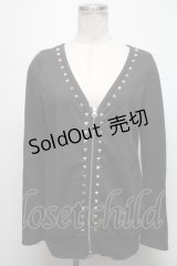 Rydia / スタッズパーカー  黒 S-25-03-15-066-PU-CO-HR-ZS