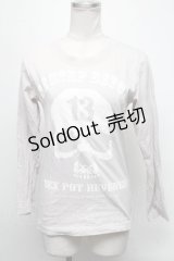 SEX POT ReVeNGe / スカルプリントカットソー  グレー S-25-03-15-074-SP-TS-HR-ZS
