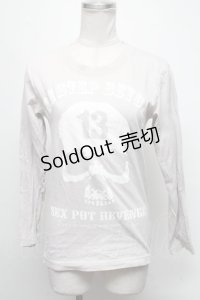 SEX POT ReVeNGe / スカルプリントカットソー  グレー S-25-03-15-074-SP-TS-HR-ZS