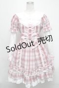 Angelic Pretty / Dolly Girl付け袖ワンピース  ピンク S-25-03-15-078-AP-OP-AS-ZS