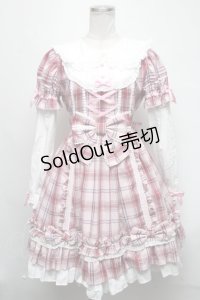 Angelic Pretty / Dolly Girl付け袖ワンピース  ピンク S-25-03-15-078-AP-OP-AS-ZS