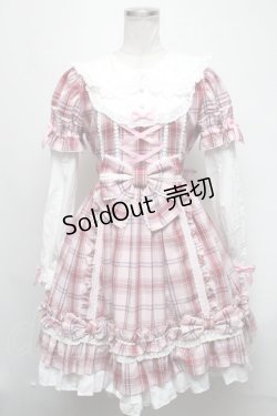 画像1: Angelic Pretty / Dolly Girl付け袖ワンピース  ピンク S-25-03-15-078-AP-OP-AS-ZS