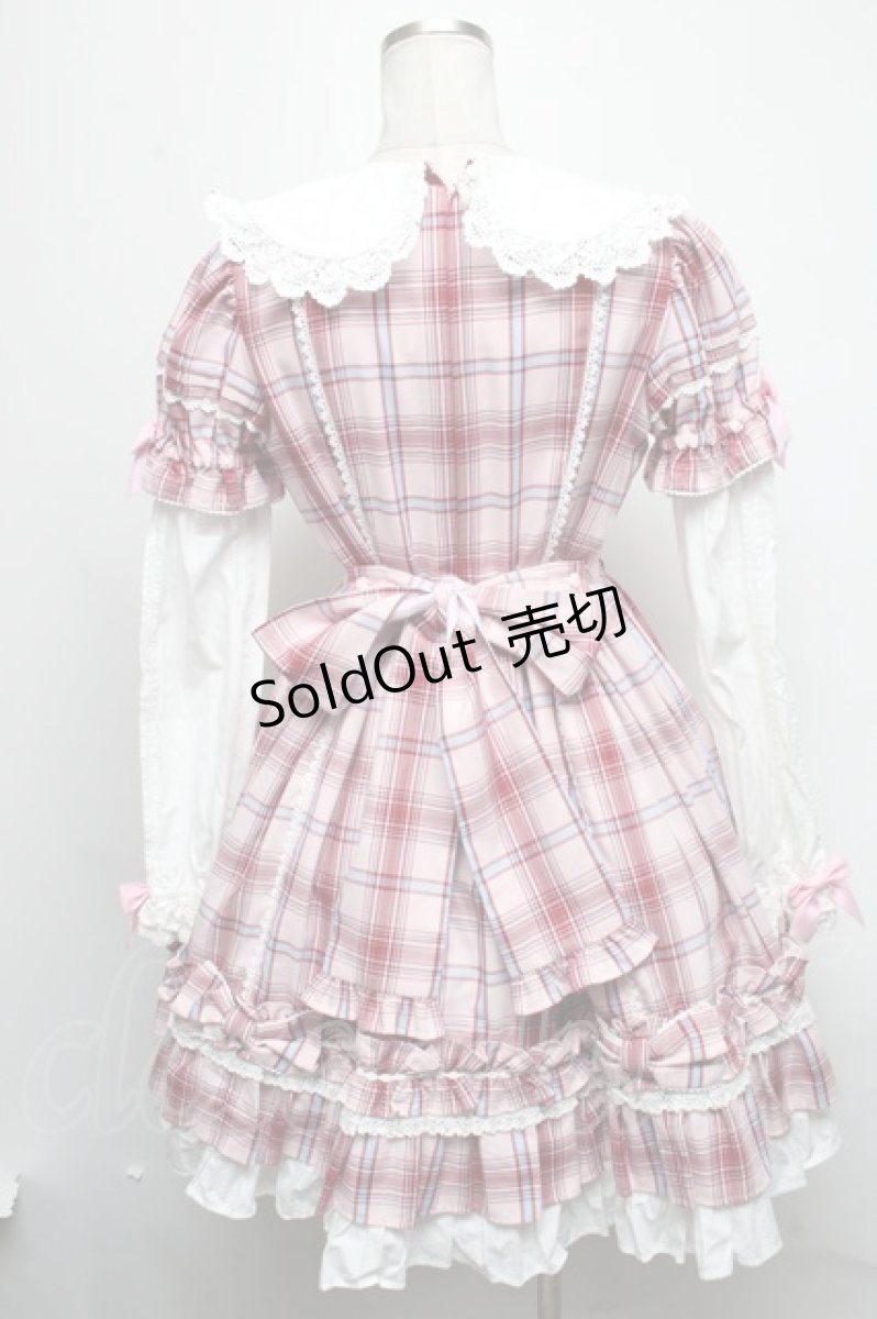 画像2: Angelic Pretty / Dolly Girl付け袖ワンピース  ピンク S-25-03-15-078-AP-OP-AS-ZS (2)