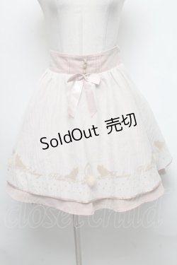 画像1: Amavel / 猫プリントスカート  ピンク S-25-03-15-085-CA-OP-HR-ZS