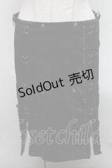 Ozz oneste / サイドチャックタイトスカート  黒 S-25-03-15-090-OO-SK-HR-ZS