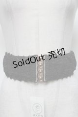 axes femme / レース使いゴムベルト   S-25-03-15-014-AX-BL-HR-ZS
