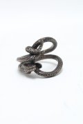 BLACK BOOTS / SNAKE LINK リング 8 シルバー S-25-03-15-002-PU-AC-AS-ZS