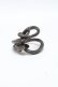 画像1: BLACK BOOTS / SNAKE LINK リング 8 シルバー S-25-03-15-002-PU-AC-AS-ZS (1)